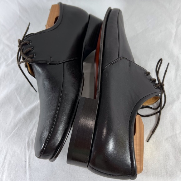 BALLY Brenzo Brown Leather Lace Up Dress Shoes Made in Switzerland Marked as 7US - Picture 7 of 14